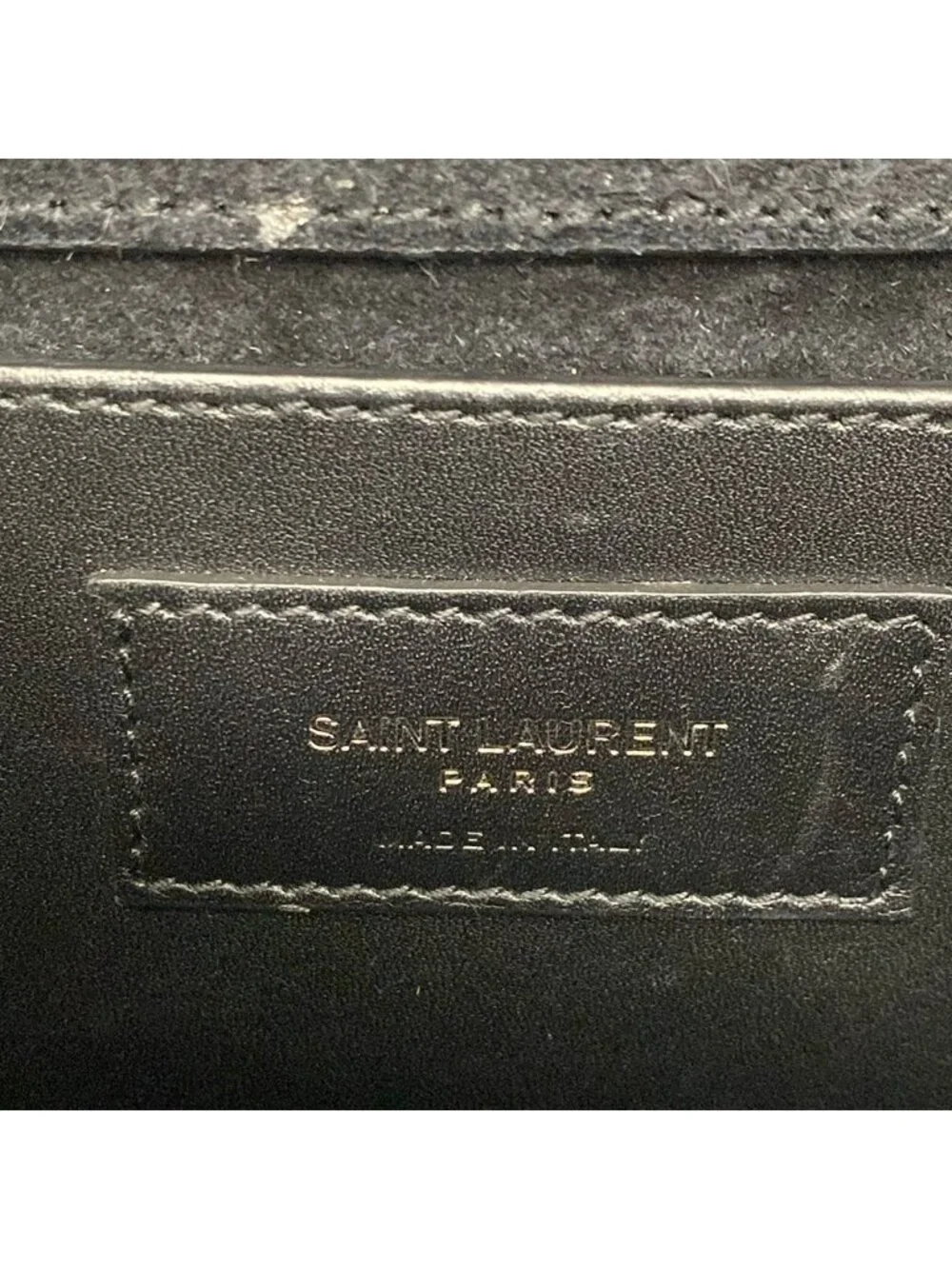 Saint Laurent Paris Shoulder Bag Kate Medium Black Brown Chain Leather